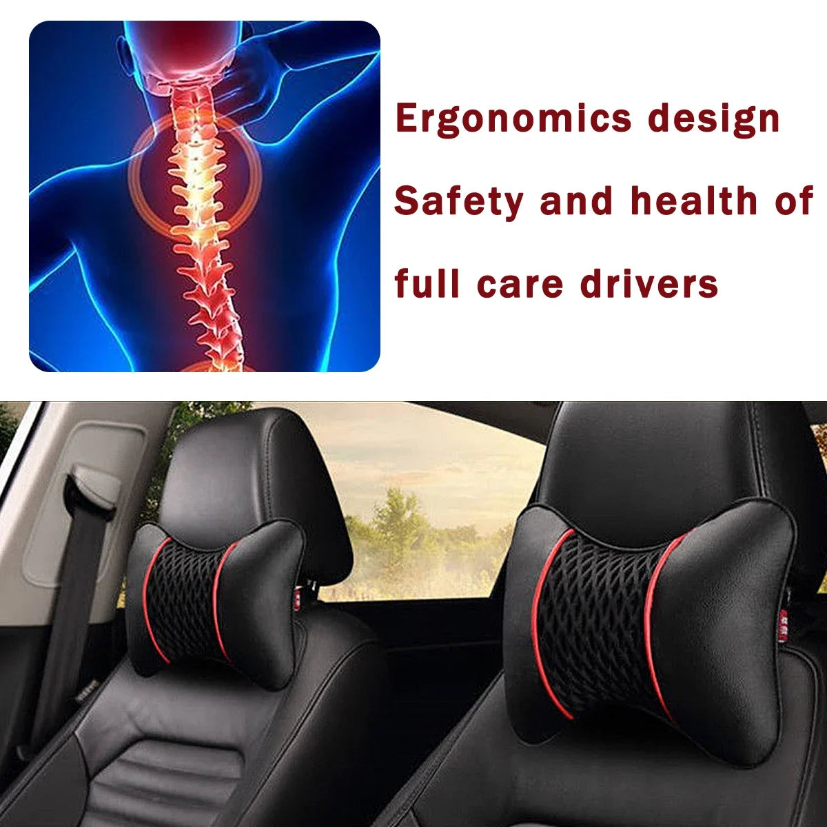 Coussins pour voiture x2