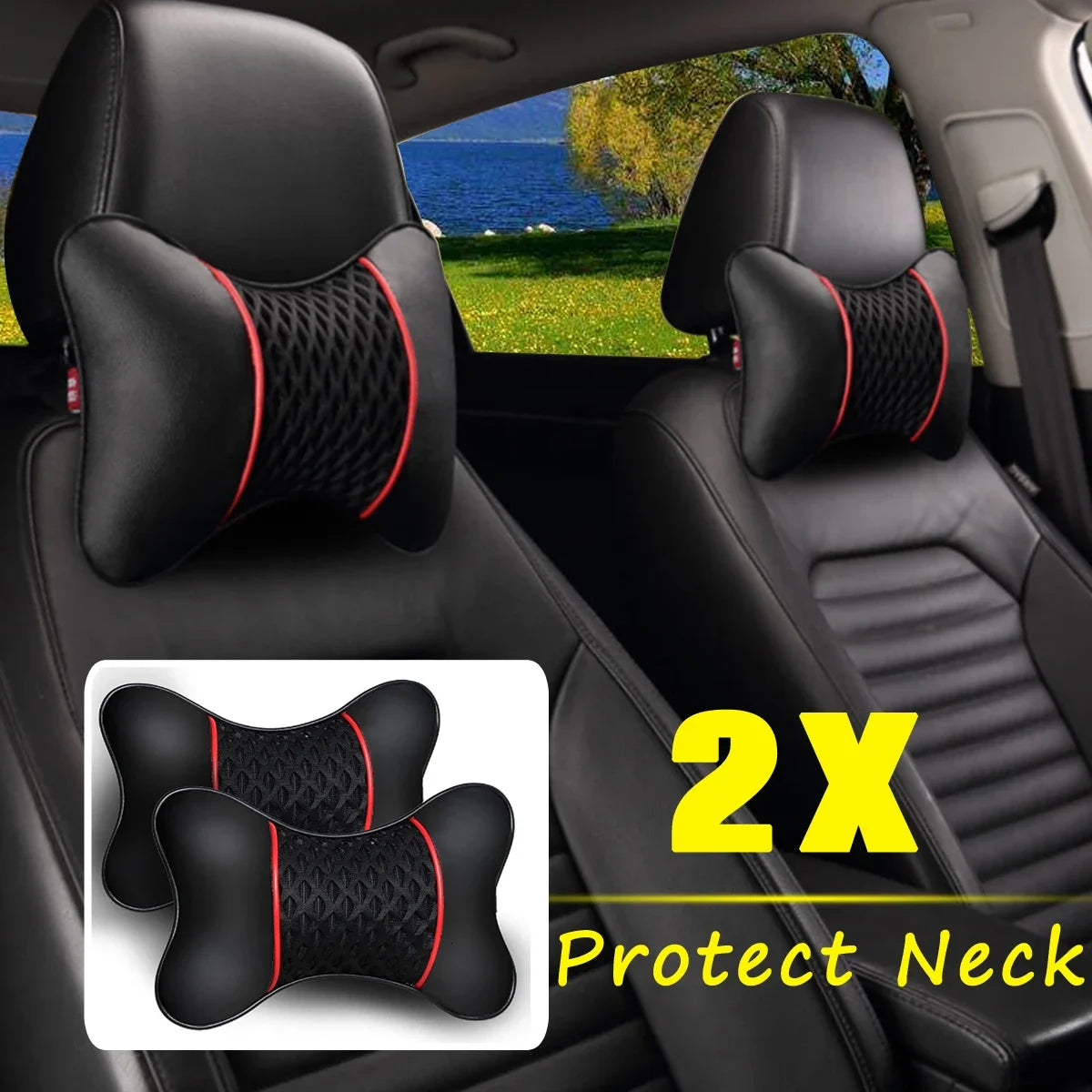 Coussins pour voiture x2